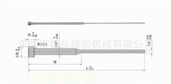 模具弹簧配件顶针冲头SKD61SKH51双节射梢(顶针)