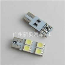 汽车LED带解码防干扰T10-4SMD-5050奔驰宝马示宽灯/仪表灯/阅读灯