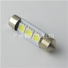汽车LED双尖3SMD-36/39mm-5050阅读灯/车顶灯/后备箱灯/牌照灯
