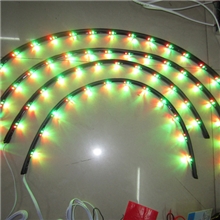 遥控LED底盘灯爆闪七彩汽车底灯RGB声控底盘灯90*120灯条