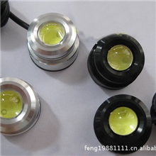 LED鹰眼灯DIY车牌反击灯大功率1.5W倒车灯加装牌照灯贴胶