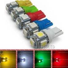 T105SMD5头汽车led示宽灯/仪表灯/阅读灯/牌照灯W5W