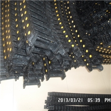 高弹耐磨坦克链，柔软性塑料拖链