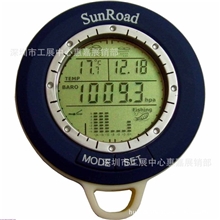 批发多功能电子天气晴雨表钓鱼气压表温度计海拔表防水型现货