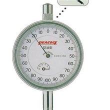 供应日本peacock孔雀针盘式千分表防水千分表5B/5-SWF