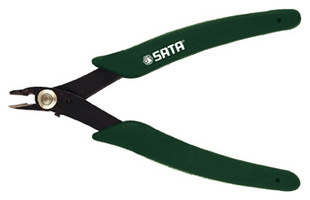 世达工具防静电手柄附安全挡片斜口钳/偏口钳75103斜嘴钳子