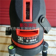 精湛S-805激光水平仪/标线仪5线1点声光报警金属底座套装