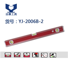 铝合金水平尺水平测量工具水平仪/可带磁性铝白/红/黄/蓝