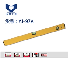 铝合金水平尺水平测量工具水平仪工作面可带磁性铝白红色黄色蓝色