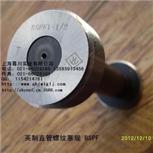 BSPF英制圆柱管螺纹塞规