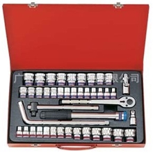 KINGTONY蓝带工具4044CR43件12角组套工具工具组套套筒组套