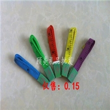小礼物彩色皮尺软尺市尺量衣尺1.3*1.5米带铁皮