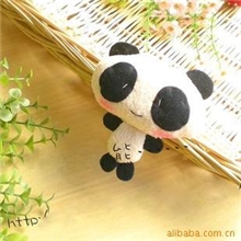 圆脸熊猫手机饰品小熊猫手机挂饰手机挂件