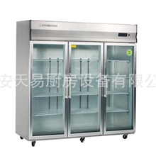 LSC-1800不锈钢新款保鲜制冷设备三门立式展示柜冷柜
