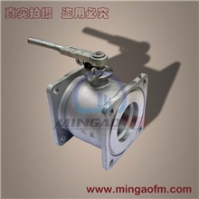 厂家供应DN100不锈钢方球阀