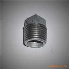 镀锌水暖管件太谷玛钢管件堵头