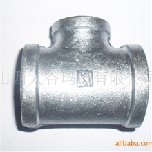 厂家特供优质热镀锌太谷玛钢管件水暖管件异径三通
