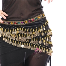 罗马波浪型宝石腰链肚皮舞腰链腰封腰饰埃及尼罗河款舞蹈腰链