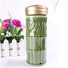 景德镇陶瓷活瓷杯正品健康养生瓷保温杯随身杯送长辈礼品