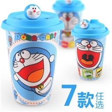 景德镇陶瓷多啦A梦马克杯陶瓷水杯卡通杯机器猫叮当猫茶杯口杯