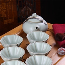 景德镇陶瓷茶具汝窑茶具精品茶具高档功夫茶具瓷器