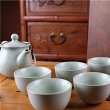 景德镇圣大陶瓷茶具汝窑茶具精品茶具高档功夫茶具