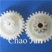 超骏齿轮公司生产制造塑胶齿轮0.5模数齿轮汽车蜗轮增压齿轮箱
