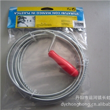 厂家直销批发管道疏通器下水道疏通器马桶疏通器3m手柄式