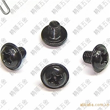 电脑螺丝,电脑DVD光驱螺丝（黑色）带垫螺丝3*4PWM【精隆五金】