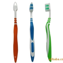 义乌成人外贸一元店牙刷厂家韩国竹炭纳米牙刷批发