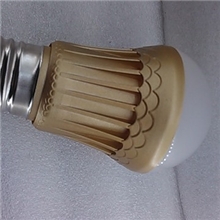 厂家直销：金色LED球泡灯，球泡灯外壳，LED塑料套件，导热塑料