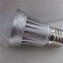 厂家直销:3W银色球泡灯外壳,高档塑料外壳,球泡灯外壳,LED灯泡壳