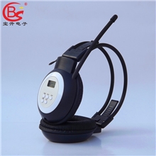 热销BS-228教学英语四六级无线调频听力考试耳机卡通迷你批发