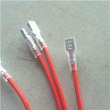 深圳沙井电子线厂家直销加工电源引线250母端子加工0.8厚