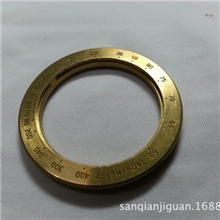 专业高档铜圈铝圈陶瓷圈各种深度激光镭射雕刻加工