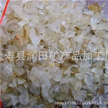灵寿县润田矿产品加工厂大量供应透明水晶石
