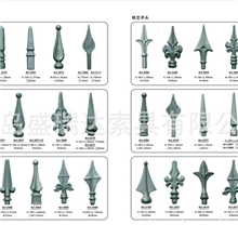 青岛厂家锻造各种铁艺焊接矛头枪头，枪尖，价格便宜生产矛头厂家