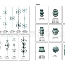 青岛厂家加工热销锻造铁艺栏杆套接件，栏杆底座，铁艺骨节（图）