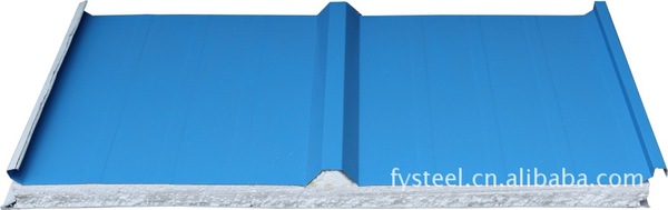 专业生产屋面夹芯板泡沫隔墙板1080型泡沫夹芯板