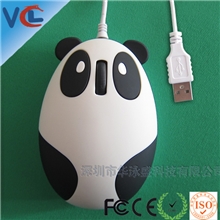 免费礼品鼠标国宝纪念品台式机有线可爱熊猫鼠标珍藏厂家批发