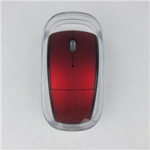 免费拿样品2.4G折叠无线鼠标水晶包装品牌USB无线光电鼠标批发