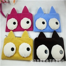 化妆包批发田园风收纳化妆包/韩国手拿包大眼猫耳朵化妆包箱包