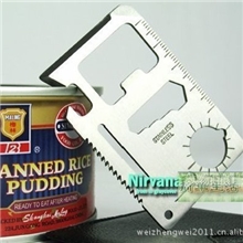 便捷多功能瑞士军刀卡野外工具卡救生卡军刀卡大号