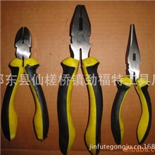 厂家直销PVC塑胶柄高档美式钢丝钳斜嘴钳尖嘴钳8寸/6寸钳子