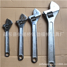 厂家直销整体淬火全精抛活动扳手/8寸10寸12寸15寸扳手