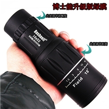 正品博士能16X52/高倍高清/微光夜视双调焦单筒望远镜