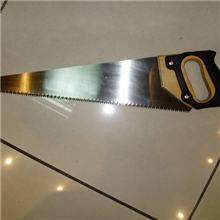 带防滑胶套木柄TPR手板锯手板锯塑柄多用锯多功能锯子