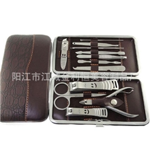 阳江美甲套装厂家促销供应美容工具套装新款12件套