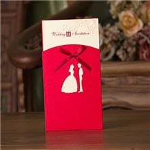 婚庆用品结婚请柬个性请帖喜帖HDT2012-14(大红)