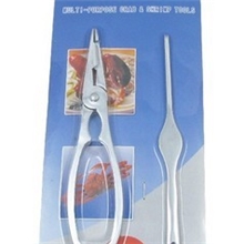 帝王蟹钳海鲜钳虾钳龙虾钳蟹钳蟹夹锌合金两件套